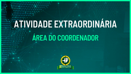 Área do Coordenador